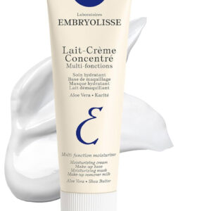 Embryolisse Lait-Crème Concentré, Multifunction Daily Moisturizer, Primer, and Makeup Remover, Suitable for All Skin Types. French Face Cream With Shea Butter & Aloe Vera