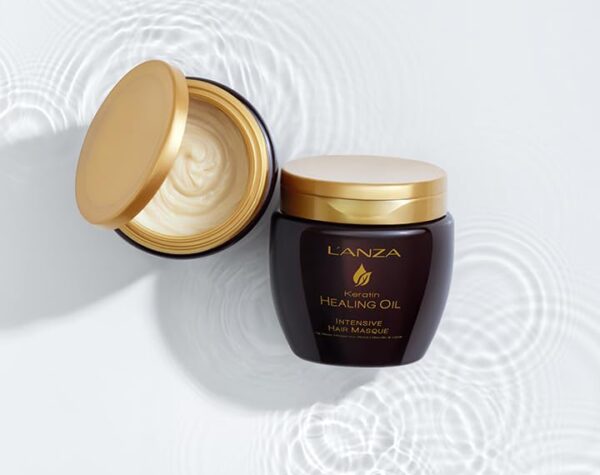 L'ANZA Keratin Healing Oil Intensive Hair Masque, Leave-in Conditioner Treatment for Damaged Hair, Nourishing Mask, Repairs, Boosts Shine, Strength, and Prevents Frizz, Cruelty Free (7.1 Fl Oz) - Image 2
