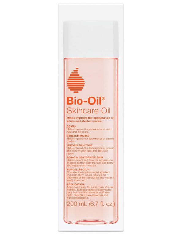 Bio-Oil Skincare Body Oil Serum, Face and Body Moisturizer with Vitamin E & A, for Scars, Stretch Marks, Sensitive Skin, All Skin Types, Dermatologist Recommended, Non-Comedogenic, 6.7 Oz