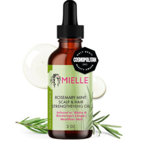 Mielle Organics Rosemary Mint Scalp & Hair Strengthening Oil for All Hair Types (2 Fl Oz)