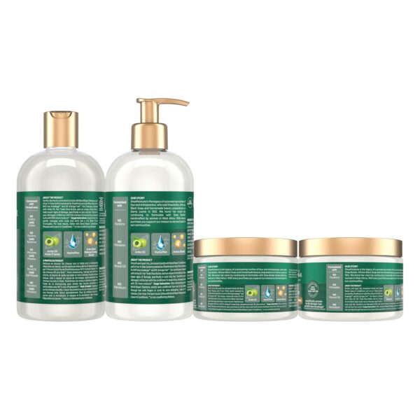 SheaMoisture Bond Repair Shampoo, Conditioner, Leave-In, & Masque 4 Pk Alma Oil to Strengthen Hair with Restorative HydroPlex Infusion - Image 5