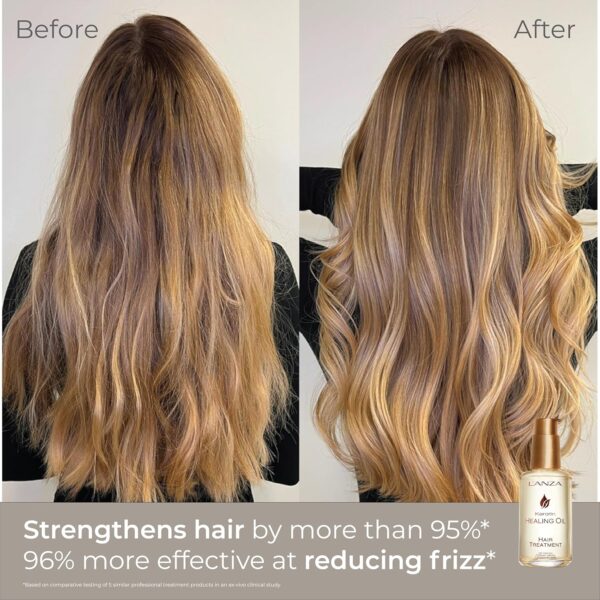 L'ANZA Keratin Healing Hair Oil Treatment, Keratin Hair Treatment, Hair Oil For Damaged Hair, Revives & Nourishes, Sulfate Free Healing Oil for Hair with Phyto IV Complex, Cruelty Free Hair Care - Image 4