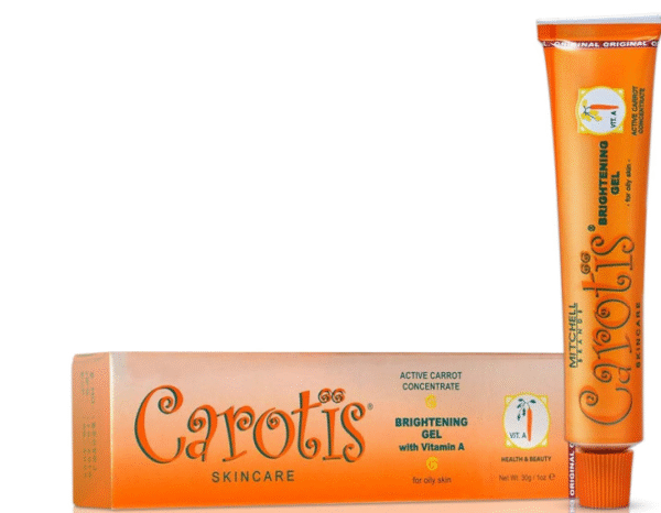 Brightening Gel | 30g / 1  Fade Dark Spots on: Face Armpit, Body Knees, Feet, Hands, & Even Out Skin Tone | with Carrot Oil and Alpha Arbutin, For