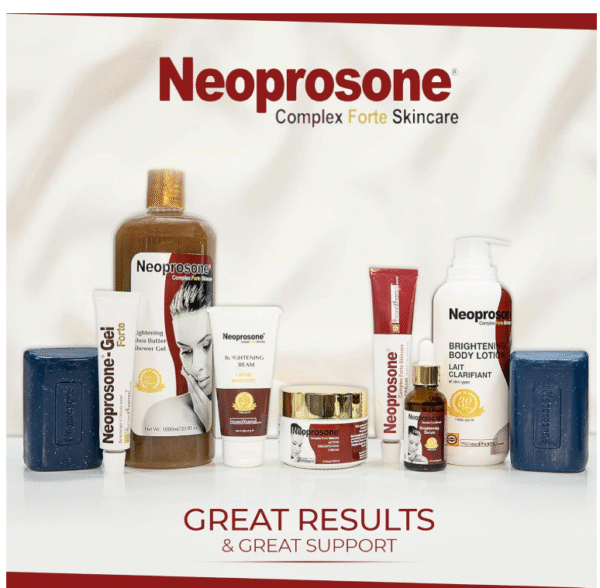 Neoprosone, Skin Brightening Cream | 1.7 Fl oz / 50 ml | Fade Dark Spots on: Face, Elbows, Knees, Body | with Alpha Arbutin, Lactic Acid, Castor Oil - Image 3