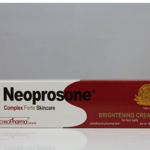 Neoprosone, Skin Brightening Cream | 1.7 Fl oz / 50 ml | Fade Dark Spots on: Face, Elbows, Knees, Body | with Alpha Arbutin, Lactic Acid, Castor Oil