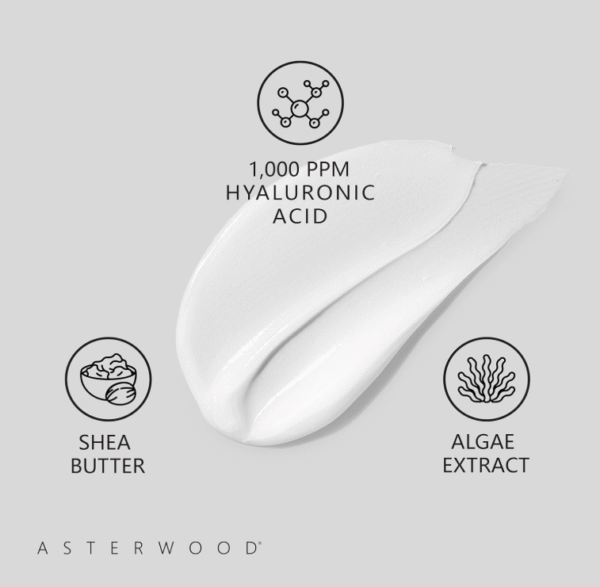 Asterwood Hyaluronic Acid Moisturizer - Anti-Aging, Wrinkle Reducing, Moisturizing, Hydrating - Fragrance-Free, Non-Comedogenic - 1.7 Fl Oz - Image 4