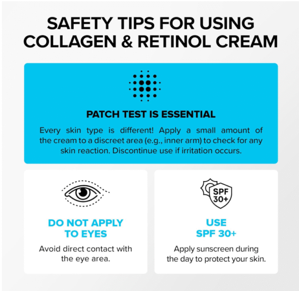 SimplyVital Collagen, Retinol & Hyaluronic Acid Cream - Anti-Aging Face Moisturizer for Face, Firming Skin Care Neck & Décolleté - Made in USA, Daily Moisturizer Face Cream Day & Night - 1.7 fl.oz. - Image 5