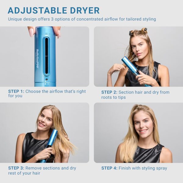BaBylissPRO Style|Switch Ionic Multi-Styler, Air-Styler and Hair Dryer, Dual Voltage - Image 3