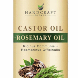 Handcraft Blends Castor Oil with Rosemary Oil - 8 Fl Oz - 100% Pure and Natural