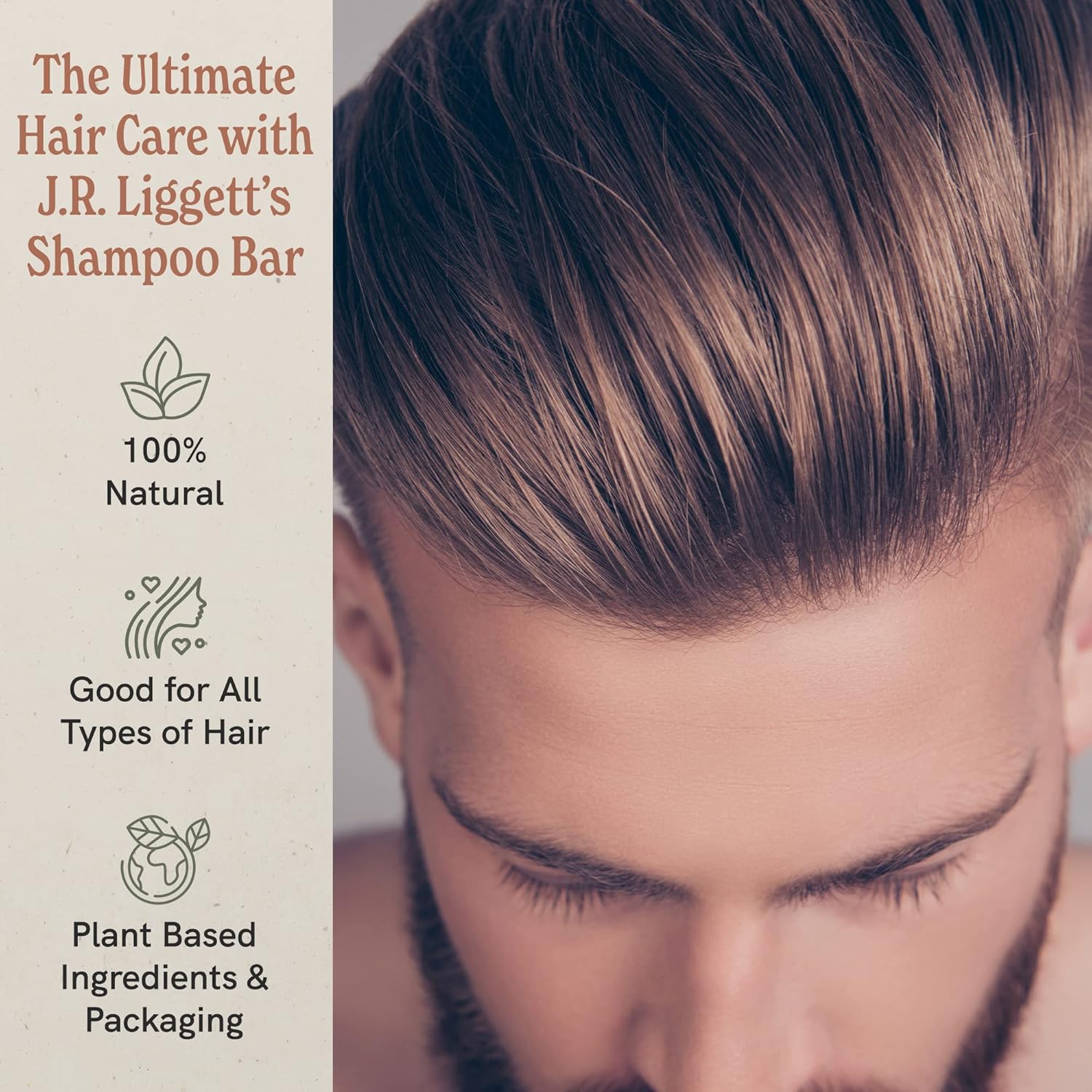 J·R·LIGGETT'S Shampoo Bars - Tea Tree, Jojoba & Peppermint and Coconut & Argan Oils - Nourishes Follicles with Antioxidants and Vitamins - Sulfate-Free - Set of Three 3.5 Ounce Bars - Image 3